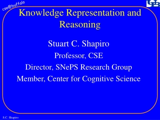 Knowledge Representation and Reasoning