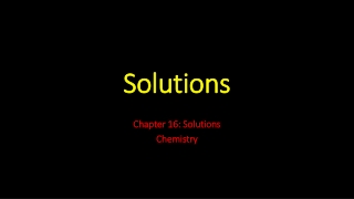 Solutions