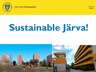 Sustainable  Järva!