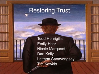 Restoring Trust