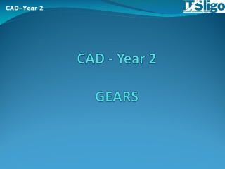 CAD - Year 2 GEARS