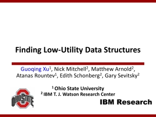 Finding Low-Utility Data Structures