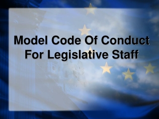 Model Code Of Conduct For Legislative Staff