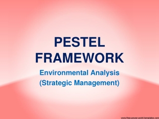 PESTEL FRAMEWORK