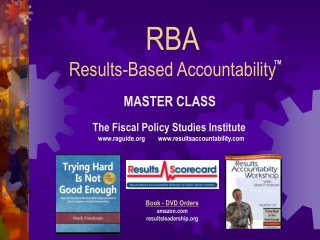 RBA Results-Based Accountability