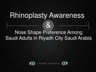 Rhinoplasty Awareness