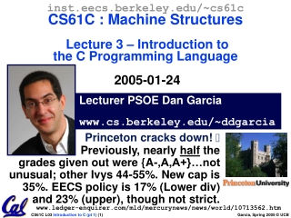 Lecturer PSOE Dan Garcia cs.berkeley/~ddgarcia