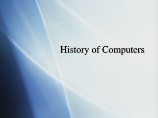 History of Computers