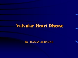 Valvular Heart Disease