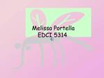 Melissa Portella EDCI 5314