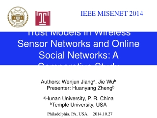 Trust Models in Wireless Sensor Networks and Online Social Networks: A Comparative Study