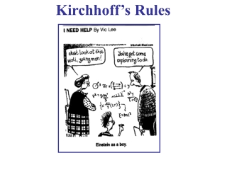 Kirchhoff’s Rules