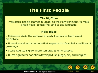 The First People