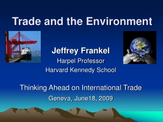 Trade and the Environment