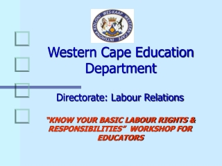 Western Cape Education Department