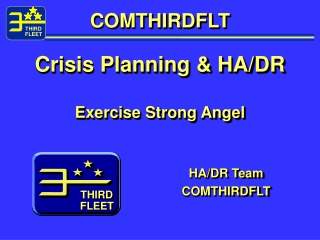 COMTHIRDFLT Crisis Planning &amp; HA/DR Exercise Strong Angel