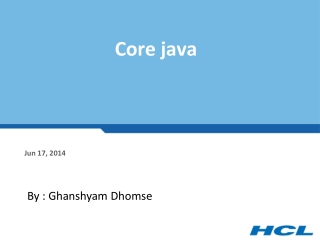 Core java