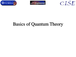 Basics of Quantum Theory