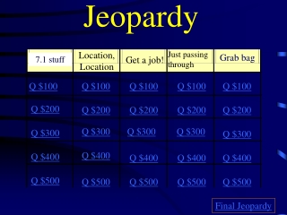 Jeopardy