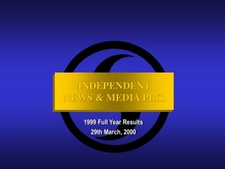 INDEPENDENT  NEWS &amp; MEDIA PLC.
