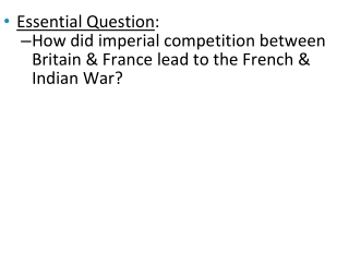 Essential Question :