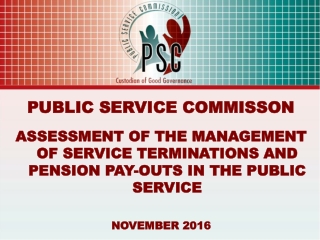 PUBLIC SERVICE COMMISSON