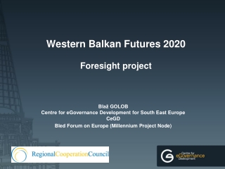 Western Balkan Futures 2020 Foresight project