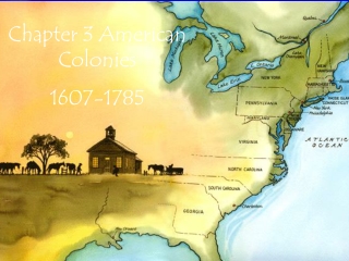 Chapter 3 American Colonies 1607-1785