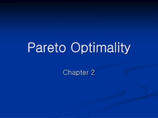 Pareto Optimality