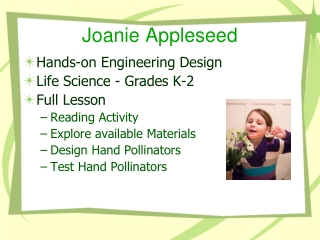 Joanie Appleseed