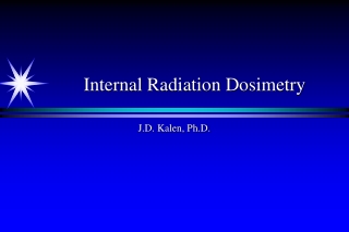 Internal Radiation Dosimetry