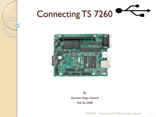 Connecting TS 7260