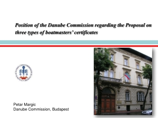 Petar Margic Danube Commission, Budapest