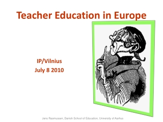 Teacher Education  in  Europe