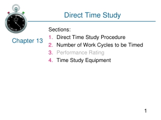 Direct Time Study