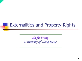 Ka-fu Wong University of Hong Kong