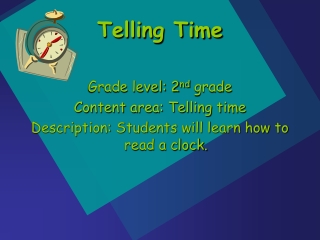 Telling Time