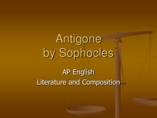 Antigone  by Sophocles