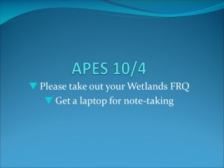 APES 10/4