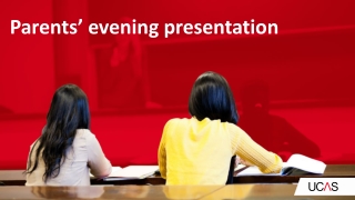 Parents’ evening presentation