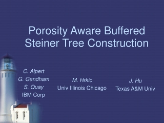 Porosity Aware Buffered Steiner Tree Construction