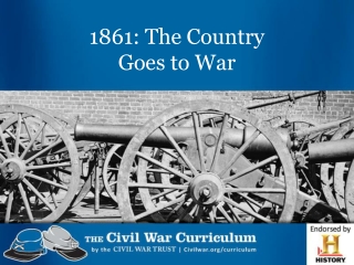 1861: The Country  Goes to War