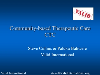 Community-based Therapeutic Care CTC