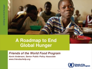 A Roadmap to End Global Hunger