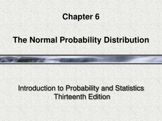 Introduction to Probability and Statistics  Thirteenth Edition