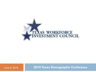 2019 Texas Demographic Conference