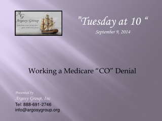 Working a Medicare “CO” Denial