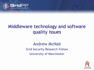 Middleware technology and software quality issues