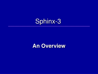 Sphinx-3