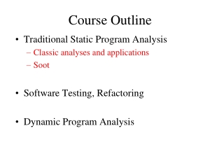 Course Outline